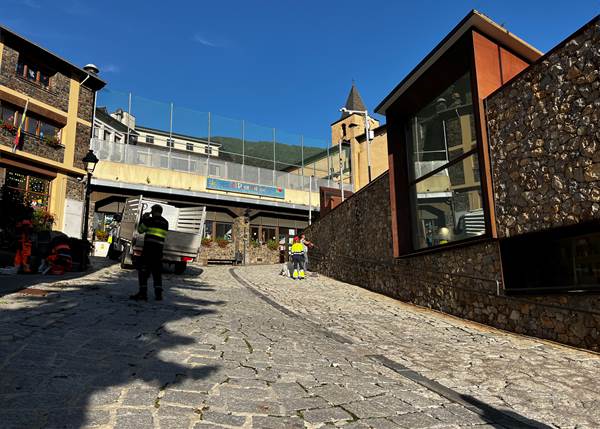 Comencen les obres de renovació i embelliment d’una part del casc antic de la Massana