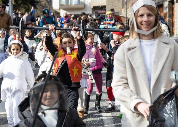 Els personatges de còmic, protagonistes de la Rua de Carnaval 