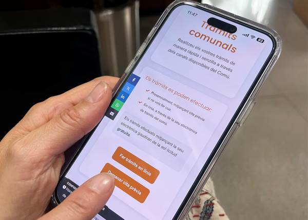 El Servei de Tràmits implanta la cita prèvia per millorar l'atenció als usuaris